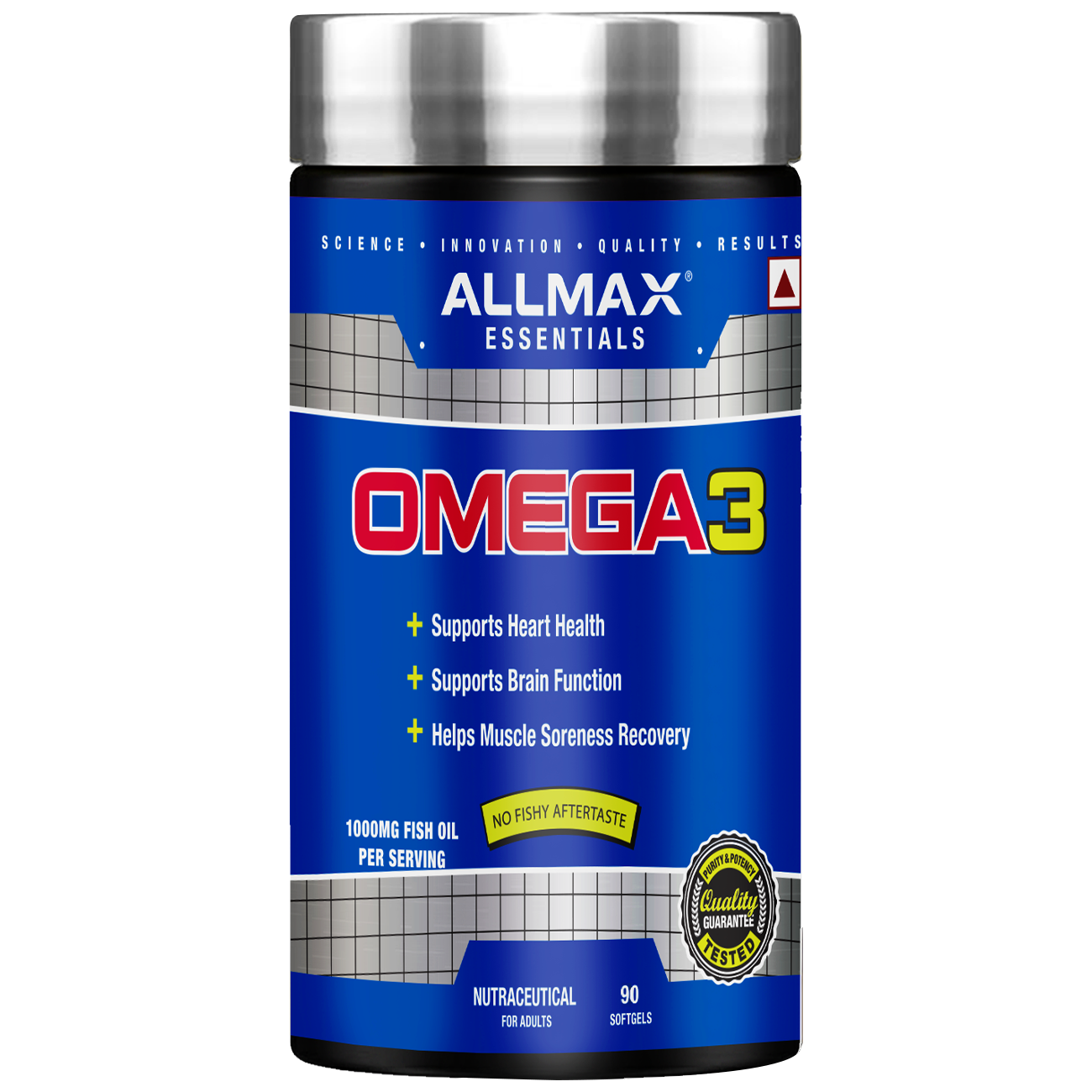 ALLMAX™ Omega 3 Essential Fatty Acids Supplement (EFA’s) – 1000 mg Fish Oil Per Serving | 60 Softgels
