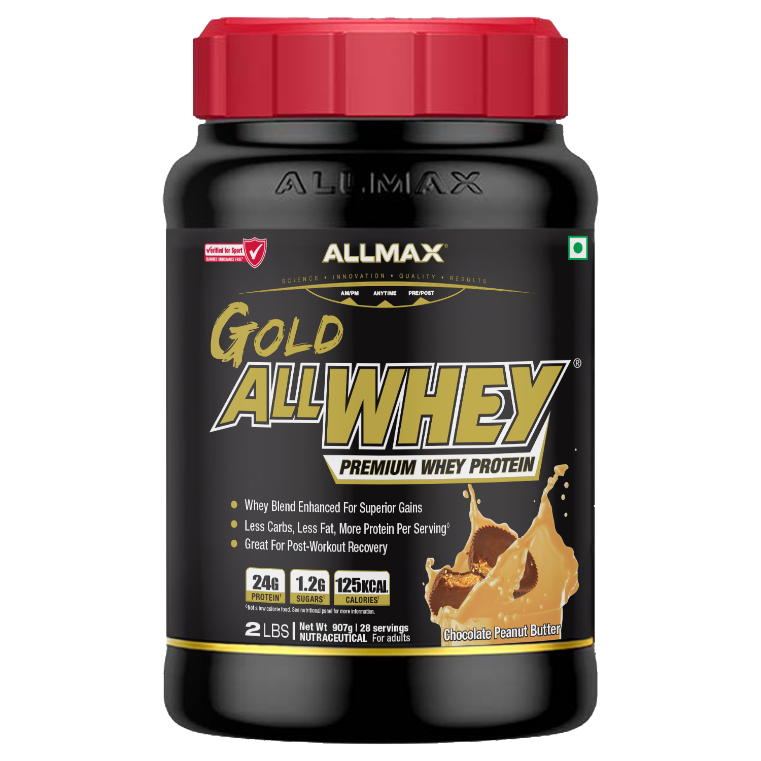 ALLMAX™  Gold All Whey Premium Whey Protein 2lbs